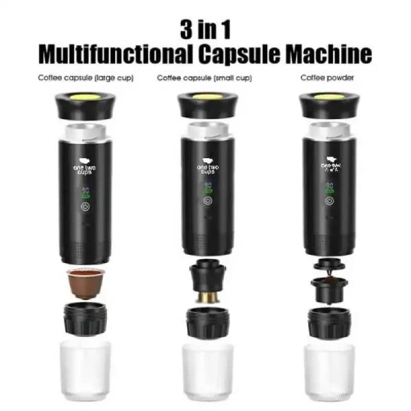 One Two Cups Mesin Kopi Capsule 3in1 Compatible for Nespresso Dolce - KF-JN-02 Pro2.0