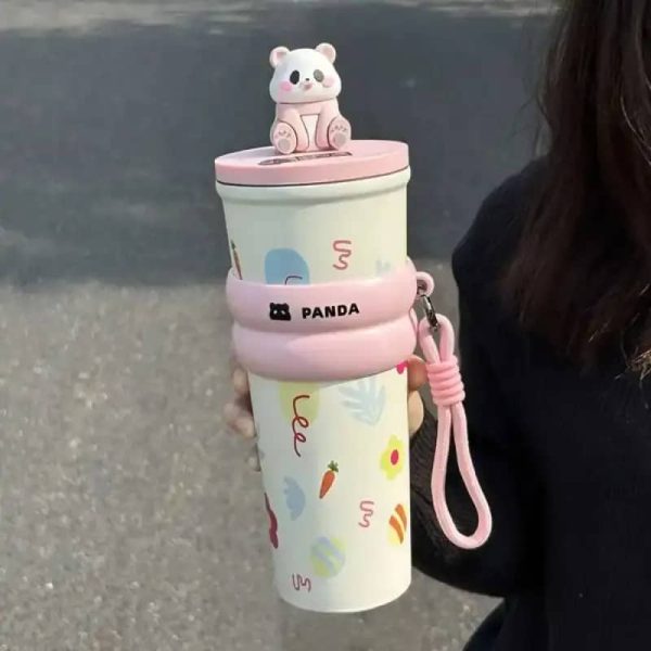 One Two Cups Botol Minum Tumbler Air Panas Dingin with Straw 700ml - KM-177