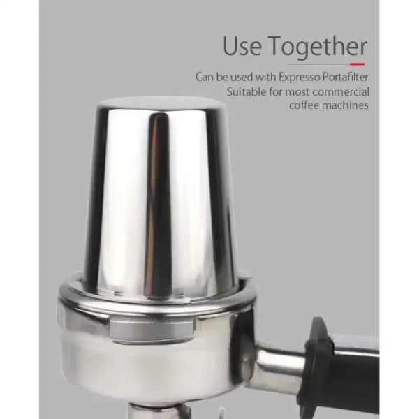 One Two Cups Dosing Cup Portafilter Espresso Machine Stainless Steel - YXA046
