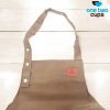 ginee_20260416175107628_3098424273.jpeg One Two Cups Celemek Masak Apron Dapur Canvas Strap Kancing - SP02