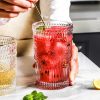 One Two Cups Gelas Kaca Aesthetic Kopi Teh Sunflower Glass 360ml - YJ09