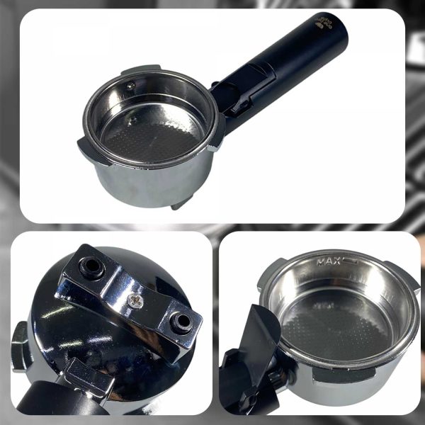 One Two Cups Portafilter Double Outlet Stainless Steel 2 Cup 51mm - EC200