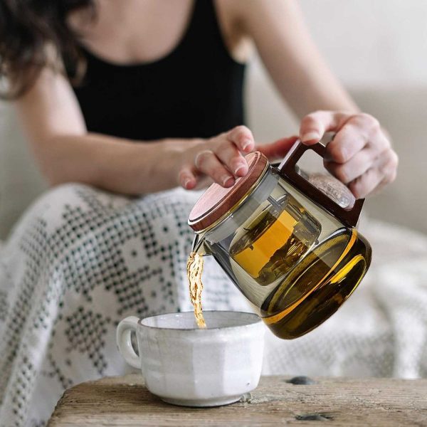 ginee_20260528165354875_2756644927.jpg One Two Cups Teko Teh Kaca Tahan Panas One Click Filter Teapot 650ml - M-650