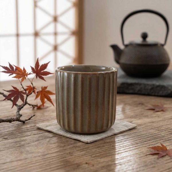 ginee_20260528165440680_5787643212.jpg One Two Cups Gelas Keramik Kopi Teh Vintage Japanese Style Ceramic Cup - GS145 180ml