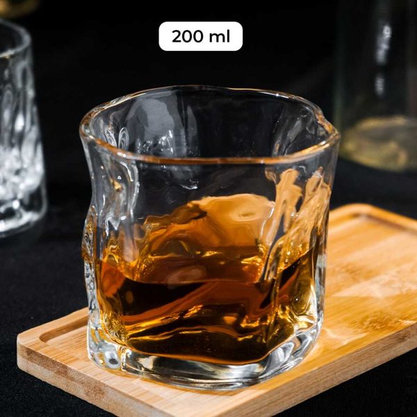 One Two Cups Gelas Whisky Crystal Japanese Style Rock Glass 200ml - YJ150