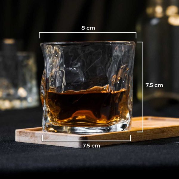 One Two Cups Gelas Whisky Crystal Japanese Style Rock Glass 200ml - YJ150