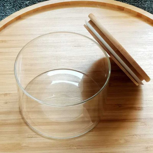 One Two Cups Toples Kaca Penyimpanan Makanan Storage Glass Jar - J001