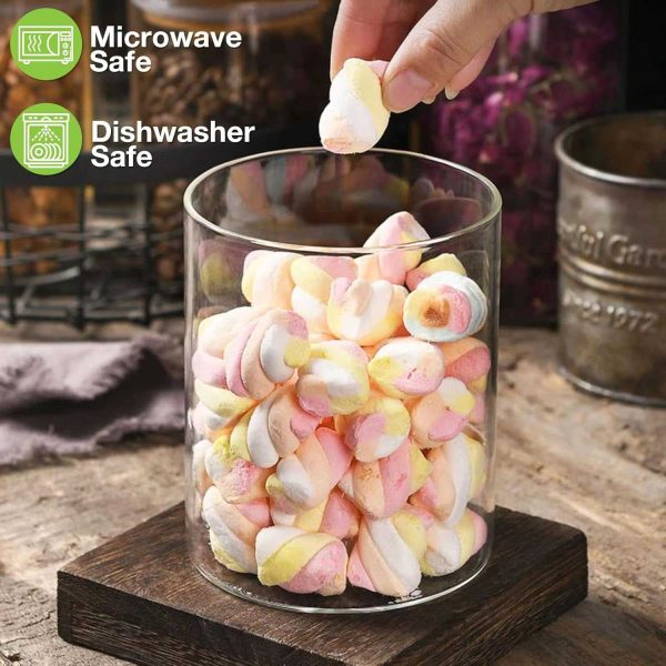 One Two Cups Toples Kaca Penyimpanan Makanan Storage Glass Jar - J001