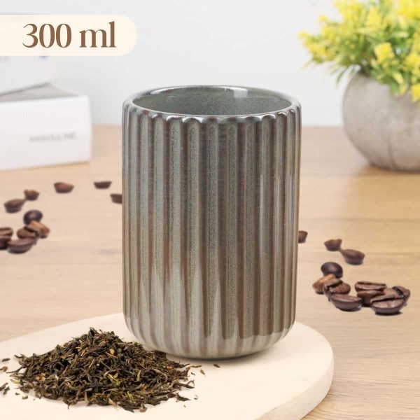 ginee_20260528170549844_2950064540.jpg One Two Cups Gelas Keramik Kopi Teh Vintage Japanese Style Ceramic Cup - GS145 300ml