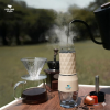 One Two Cups Hand Press Mini Espresso Coffee Maker 3in1 20 Bar 120ml Beige - HS-8439