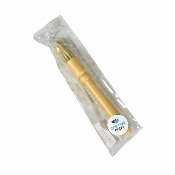 One Two Cups Kuas Pembersih Gilingan Kopi Natural Bristles Plastik - TYI-B8