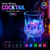 One Two Cups Gelas Whisky Cocktail Old Fashion Rock Plastic LED 200ml - SH525