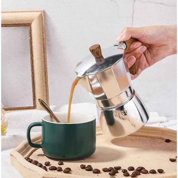 ginee_20260528171429658_4482598291.jpg One Two Cups Moka Pot Teko Kopi Espresso Coffee Maker Stovetop - PL-315