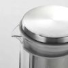 One Two Cups French Press Coffee Maker Pot Plunger Glass - FN50