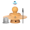 One Two Cups Alat Pengasap Cocktail Wooden Smoker Kit with 6 Wood Chip - SK-400