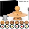 One Two Cups Alat Pengasap Cocktail Wooden Smoker Kit with 6 Wood Chip - SK-400