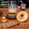 One Two Cups Alat Pengasap Cocktail Wooden Smoker Kit with 6 Wood Chip - SK-400