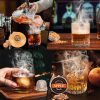 One Two Cups Alat Pengasap Cocktail Wooden Smoker Kit with 6 Wood Chip - SK-400
