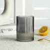 One Two Cups Gelas Kaca Aesthetic Kopi Teh Dirty Latte Stripe Glass - SH-25