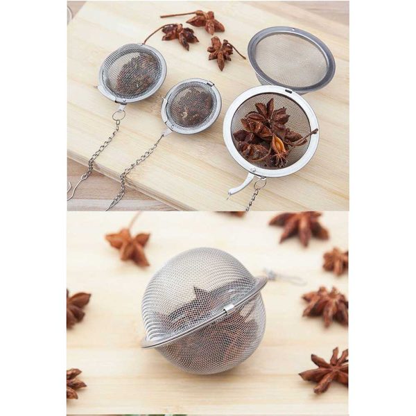 ginee_20260528172643507_0381898623.jpg One Two Cups Saringan Teh Reusable Tea Filter Infuser Strainer 50mm - K520
