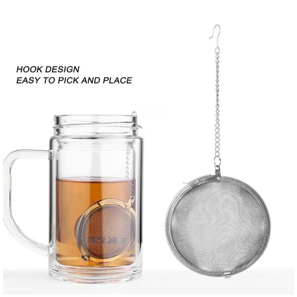 ginee_20260528172643632_0473620318.jpg One Two Cups Saringan Teh Reusable Tea Filter Infuser Strainer 50mm - K520