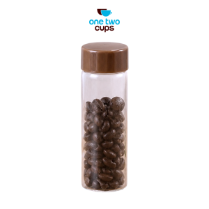 One Two Cups Toples Kaca Penyimpanan Makanan Tutup Plastik 50ml - TK820