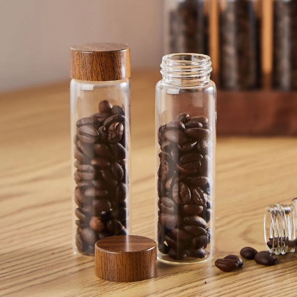 One Two Cups Toples Kaca Penyimpanan Makanan Tutup Plastik 50ml - TK820