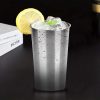 One Two Cups Gelas Stainless Steel Korea Single Wall Glass 500ml - H13