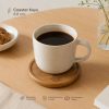 ginee_20260713171237556_9915223043.jpeg One Two Cups Coaster Kayu Tatakan Gelas Kopi Wood Holder - EQF310