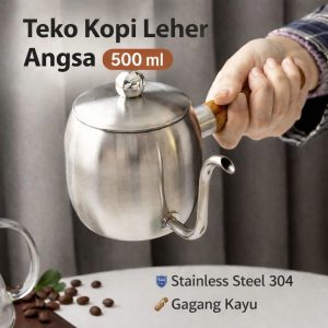 One Two Cups Teko Kopi Leher Angsa Gooseneck Pour Over Drip Kettle - TC-50