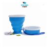 ginee_20260713180246534_6509642744.jpeg One Two Cups Gelas Lipat Silikon Foldable Camping with Strap 200ml - F120