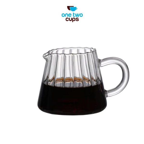 ginee_20260713180325435_2512181008.jpeg One Two Cups Teko Pitcher Borosilicate Glass Tahan Panas Coffee 160ml - YD6