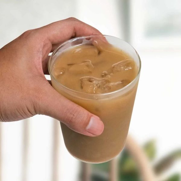One Two Cups Gelas Kaca Aesthetic Kopi Teh Minimalist Glass 420ml - CQ-420