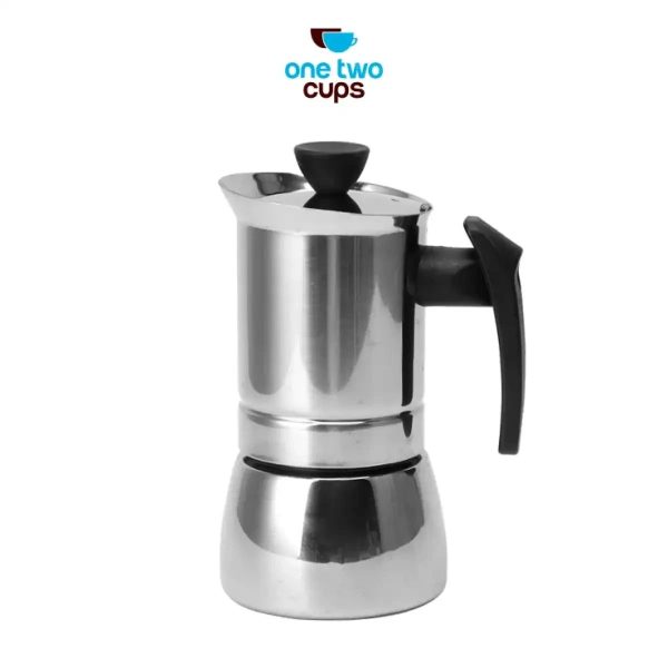 ginee_20260713180941209_3171778556.jpeg One Two Cups Moka Pot Teko Kopi Espresso Coffee Maker Stovetop - Z25