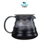 One Two Cups Coffee Server V60 Drip Pour Over Borosilicate Glass - SE101 - Light Gray