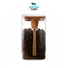 ginee_20260713181113680_5422267247.jpeg One Two Cups Toples Kaca Borosilikat Kotak Storage with Bamboo Lid 800ml - ST-1020