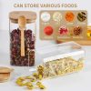 ginee_20260713181115232_3823434743.jpeg One Two Cups Toples Kaca Borosilikat Kotak Storage with Bamboo Lid 800ml - ST-1020
