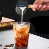 ginee_20260713181218625_2965553629.jpeg One Two Cups Gelas Takar Kopi Espresso Measuring Cup Wood Handle 90ml - KS593