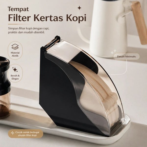 ginee_20260713181250878_5571442857.jpeg One Two Cups Tempat Filter Kertas Kopi Paper Coffee Holder Acrylic - ZJ020