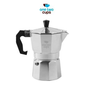 One Two Cups Moka Pot Teko Kopi Espresso Coffee Maker Stovetop 3 Cup 150ml - L10