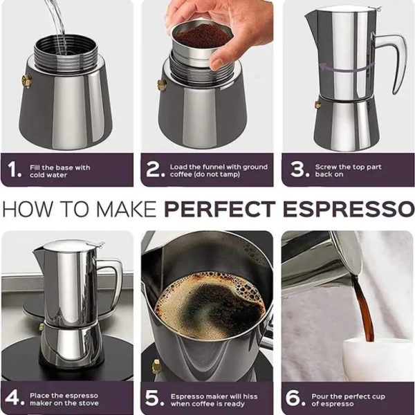 ginee_20260713181414573_5435839962.jpeg One Two Cups Moka Pot Teko Espresso Coffee Maker Stovetop 6 Cup 500ml - Z50