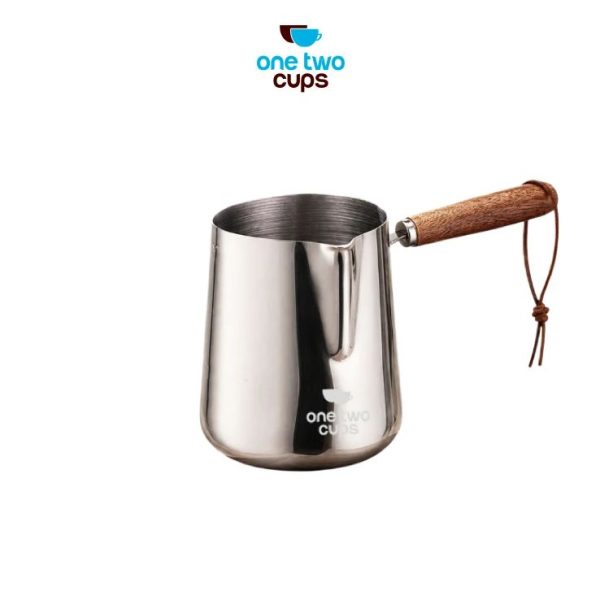 ginee_20260713181933053_9772237784.jpeg One Two Cups Milk Jug Pitcher Susu Latte Art Espresso SUS304 600ml - S09