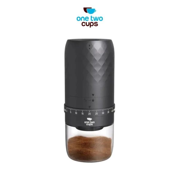 ginee_20260713181958914_6610966988.jpeg One Two Cups Alat Penggiling Kopi Elektrik Grinder Adjustable 1800mAh - KMDJ-3AW