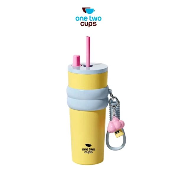 ginee_20260713182227974_5002860028.jpeg One Two Cups Botol Minum Tumbler Air Panas Dingin with Straw 710ml - YS-9000