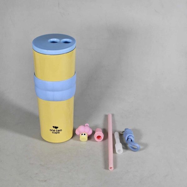 ginee_20260713182228945_5211561234.jpeg One Two Cups Botol Minum Tumbler Air Panas Dingin with Straw 710ml - YS-9000
