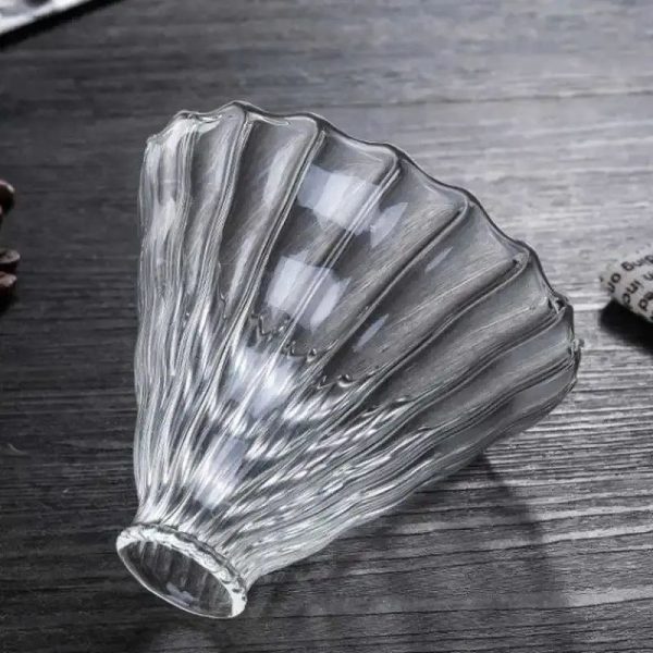 One Two Cups V60 Coffee Dripper Seduh Kopi Manual Gelas Kaca 1-2 Cup - VD-02