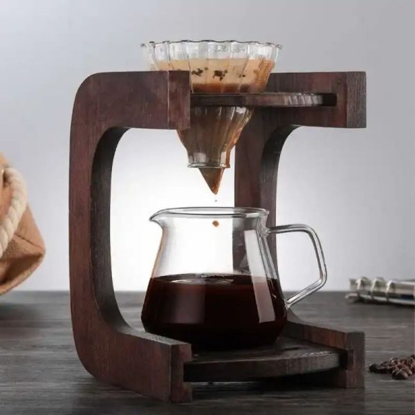 One Two Cups V60 Coffee Dripper Seduh Kopi Manual Gelas Kaca 1-2 Cup - VD-02