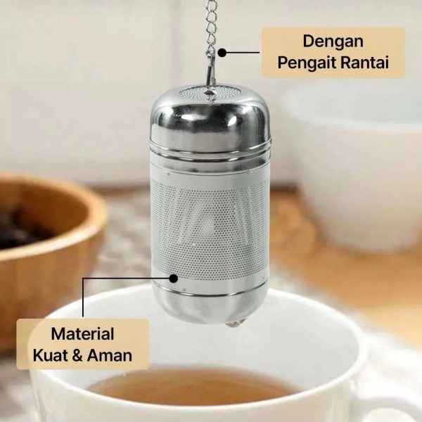 ginee_20260713182318388_4564122403.jpeg One Two Cups Saringan Teh Bumbu Rempah Stainless Steel Reusable Filter - TG4