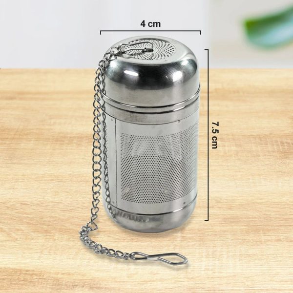 ginee_20260713182319518_2089443335.jpeg One Two Cups Saringan Teh Bumbu Rempah Stainless Steel Reusable Filter - TG4