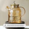 One Two Cups Teko Teh Kaca Tahan Panas Water Jug Borosilicate Teapot - TK12
